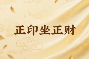 正印正财是什么意思啊
